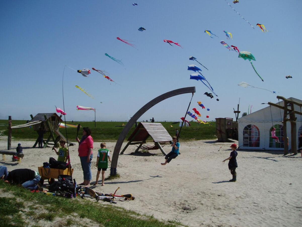 Ferienwohnung Hein Am Nordseedeich Butjadingen Esterno foto