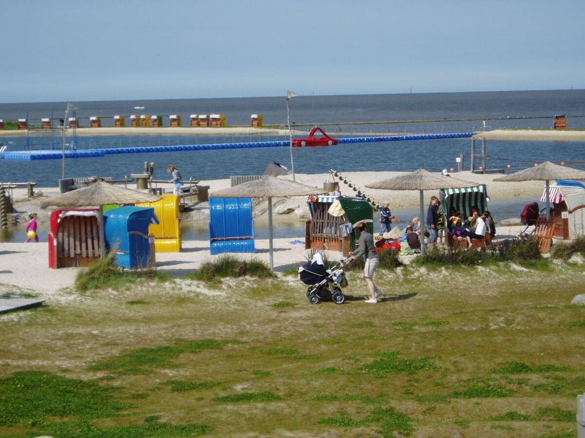 Ferienwohnung Hein Am Nordseedeich Butjadingen Esterno foto