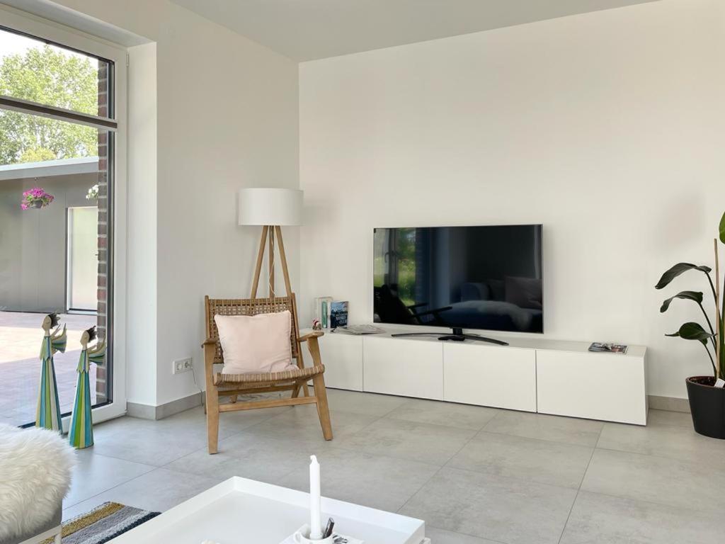 Ferienwohnung Hein Am Nordseedeich Butjadingen Esterno foto